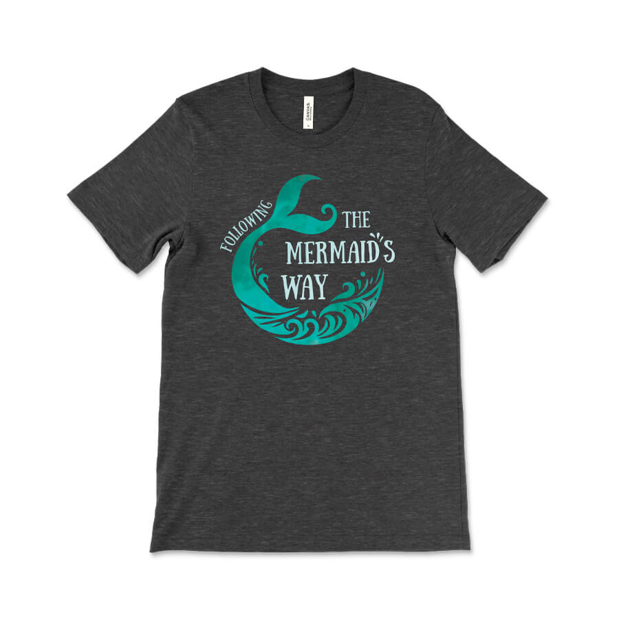 T-shirt Following The Mermaid's Way (gris foncé)
