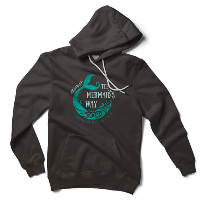Pull Following The Mermaid's Way (gris foncé)